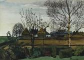 KINNEAR Leslie Gordon 1901-1976,November from my Window,1945,Simon Chorley Art & Antiques 2017-11-22