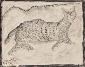 KINNEY Charles 1906-1991,Wild Cat,Hindman US 2017-12-15