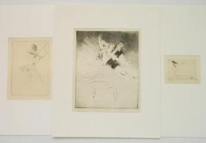 KINNEY Troy 1871-1938,Lopokova and Nijinsky in Les Sylphides,1916,Rachel Davis US 2020-08-22