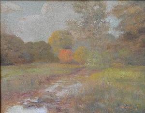 KINNICUTT William H 1865-1934,Fall Landscape with River,Rachel Davis US 2014-03-22