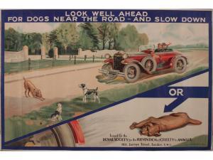 KINSELLA Edward Patrick 1874-1936,Look well ahead for dogs near the road,1874,Onslows GB 2015-07-09