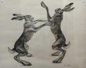 KINSELLA Lucy 1960,Boxing Hares,Tennant's GB 2022-04-29