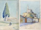 KINSEY William H. Scotter 1870-1961,La mosquée des Dervich, Salonique,1917,Damien Leclere 2009-03-14