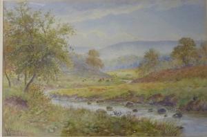 KINSLEY Albert 1852-1945,River Valley with Cattle Grazing,David Duggleby Limited GB 2016-04-02