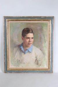 KINSTLER Everett Raymond 1926-2019,Portrait of a Metcalf Family Member,1963,Nye & Company 2021-09-09