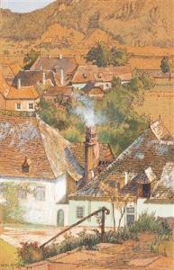 KINZEL Liesl 1886-1961,Motif from the Wachau region,Palais Dorotheum AT 2017-09-26