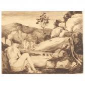 KINZINGER Edmund Daniel,Untitled (Recumbent Nude in a Landscape),c.1912,Leland Little 2022-07-21