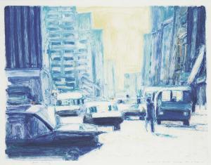 KIPPING Brian Mark 1953,Sunlight on Street,1994,Levis CA 2023-03-11