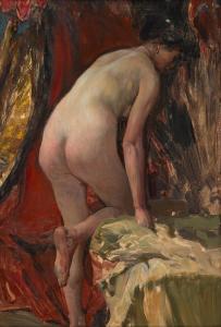 KIPS Erich 1869-1945,Weiblicher Akt im Boudoir,Galerie Bassenge DE 2022-06-02