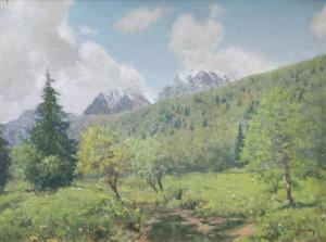 KIRALY Jeno Szentgyörgyi 1885-1958,Landscape of Tatra,Pinter HU 2022-01-16