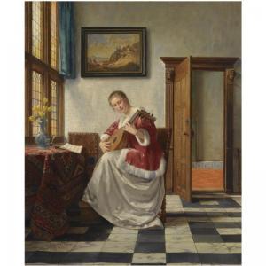 KIRBERG Otto Karl 1850-1926,PLAYING THE LUTE,Sotheby's GB 2008-10-15