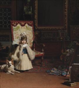 KIRCHMAYER Cherubino 1849,The artist's daughter Leopoldine Lacey, nèe Kirchm,Christie's 2011-05-11