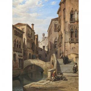 KIRCHNER Albert Emil 1813-1885,Venedig - Rio del Paradiso,1857,Neumeister DE 2023-12-06