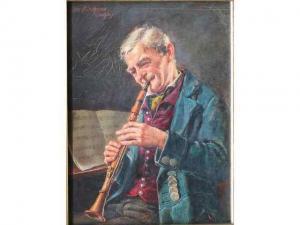 KIRCHNER Eckart 1900-1900,Le clarinettiste,Le Havre encheres FR 2008-11-11