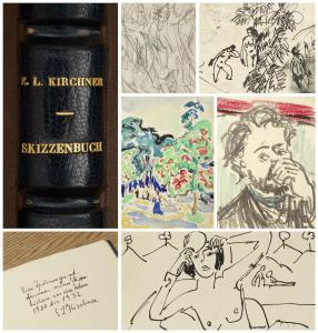 KIRCHNER Ernst Ludwig,Skizzenalbum: an album compiled by the artist of 4,c.1900,Bonhams 2017-03-02