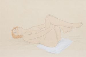 KIRCHNER Raphael 1876-1917,nude life study,Burstow and Hewett GB 2022-12-15