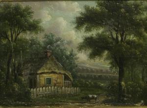 KIRKBY Thomas 1796-1847,A LANDSCAPE WITH A COW BY A COTTAGE,Sworders GB 2016-09-13