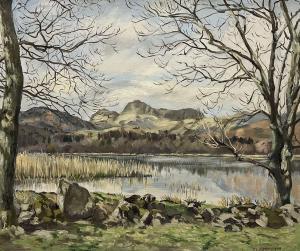 KIRKHAM Thomas Lesley 1918-1986,Lakeside Scene,David Duggleby Limited GB 2021-12-04