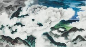 KIRKLAND Vance 1904-1981,Colorado Clouds,1941,Hindman US 2021-05-06