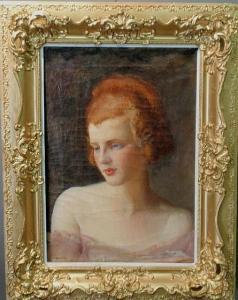 KIRKPATRICK William Arber Brown 1880,a young red haired woman,Wiederseim US 2012-02-11