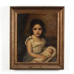 KIRSCH Johanna 1856,Portrait of a Young Girl,1884,Leland Little US 2019-09-02