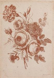 KIRSCHNER Friedrich 1748-1789,Rosen und Blüten,1748,Palais Dorotheum AT 2016-03-24