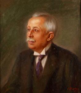 KIRSCHNER Ludwig 1872-1936,Portrait eines älteren Herren,1922,Mehlis DE 2016-08-25