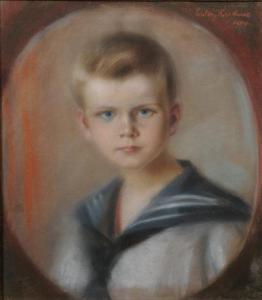 KIRSCHNER Ludwig 1872-1936,Portrait of a sailor boy.,1904,David Lay GB 2010-04-01
