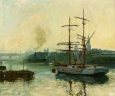 KIRSOP Joseph Henry 1866-1981,The Port of Newcastle upon Tyne,1914,Anderson & Garland GB 2019-09-03