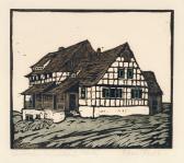 KIRST Hans 1914-1989,Fränkisches Bauernhaus - Stadttor Heldburg - Al,Schmidt Kunstauktionen Dresden 2021-06-19