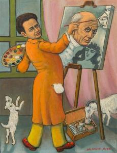 KISH Maurice 1898-1987,(Picasso) Portrait of Mr. Big,Hindman US 2016-03-23