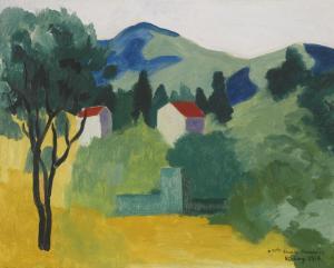 KISLING Moise 1891-1953,PAYSAGE DE SAINT-TROPEZ,1918,Sotheby's GB 2013-06-20