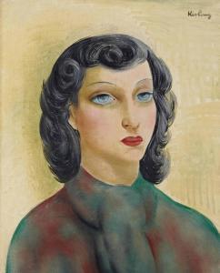 KISLING Moise 1891-1953,Portrait de femme,1935,Christie's GB 2014-02-05