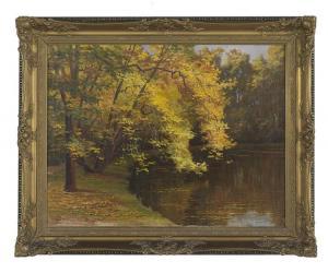 KISS Kalman 1878-1967,Autumnal Landscape,1934,New Orleans Auction US 2016-12-10