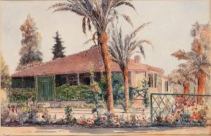 KISSONERGHIS Ioannis 1889-1963,the villa garden,Sotheby's GB 2003-04-01