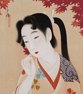 KITANI Chigusa 1895-1947,Shujo (Melancholy) and Meibo (Clear and Beautiful ,Bonhams GB 2009-09-16