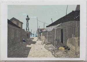 KITAOKA Fumio 1918-2007,Fishing Village in the Afternoon,20th century,Tooveys Auction GB 2020-10-28
