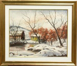 KITCHELL R,Winter Scene,1970,Clars Auction Gallery US 2010-01-10