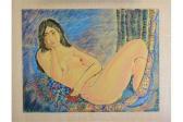 KITCHEN Arthur 1900-2000,Reclining nude,1972,Tennant's GB 2015-06-27