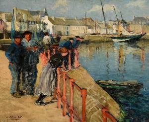 KITE Joseph Milner 1862-1945,The Pier, Concarneu,Morgan O'Driscoll IE 2024-04-09