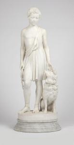 KITSON Samuel James 1848-1906,A white marble figure of a young boy stan,1873,John Moran Auctioneers 2014-11-18