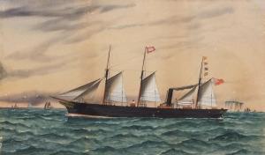 KITTOE E.H 1800-1800,Carron off a coast,1898,Keys GB 2018-03-22
