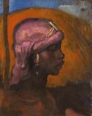 KITZLER Josef 1891,Head of a Black Woman,Palais Dorotheum AT 2014-05-24