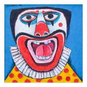KIU KOK ANG 1931-2005,Clown,1999,Leon Gallery PH 2023-12-02