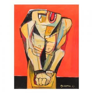 KIU KOK ANG 1931-2005,Scream,1981,Leon Gallery PH 2023-12-02