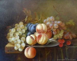KIVITTS Jos 1945,Fruit Plate,International Art Centre NZ 2015-08-12