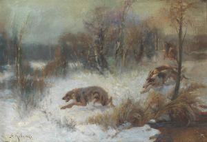 KIVSENKO Aleksej Danilovich 1851-1895,Hunting scene,Bonhams GB 2023-11-15