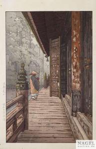 KIYOHARU Yokouchi 1870-1942,TEMPLE OF KYOTO,1940,Nagel DE 2014-05-07