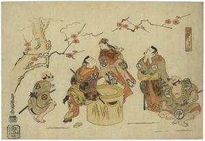 KIYOMASU Torii 1694-1722,Inoko Mochitsuki (Pounding mochi for the day of th,Christie's GB 2021-03-16