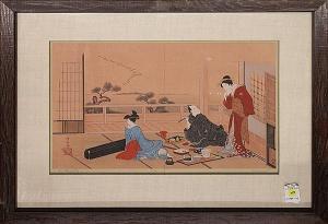 KIYONAGA Torii 1752-1815,The Recreation of Man and Women,Clars Auction Gallery US 2013-03-16